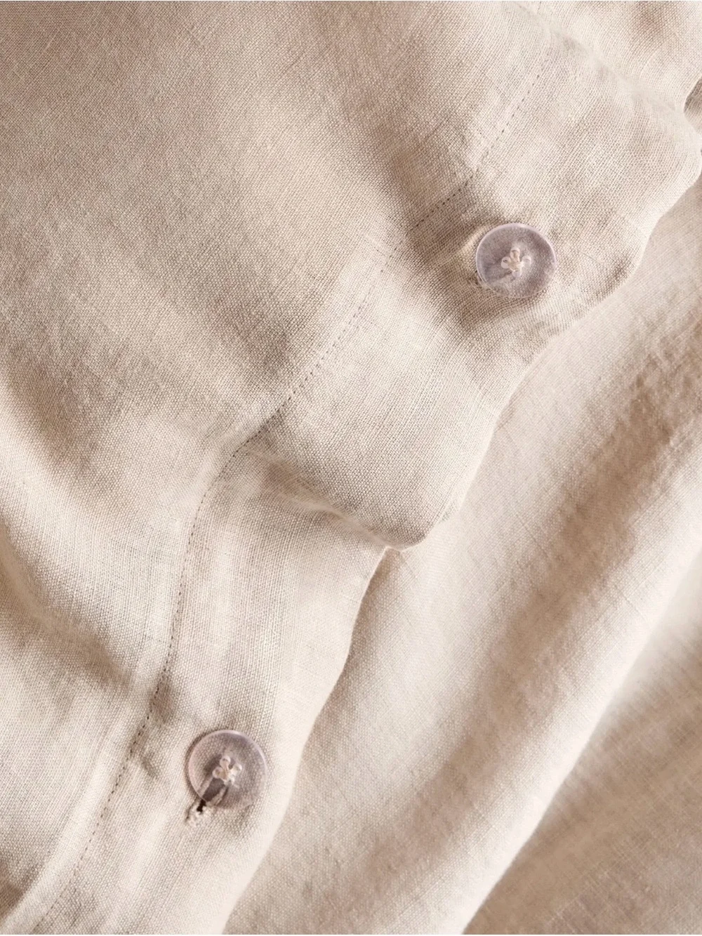 NWOT Toffee European Linen Duvet Cover - Retail $174